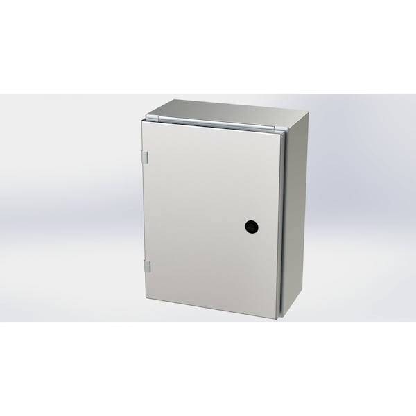 1/4 Turn Latch Electrical Enclosures, 16 in H, 6 in D, 12 in W, NEMA 3R, 4, 4X, 12, 13